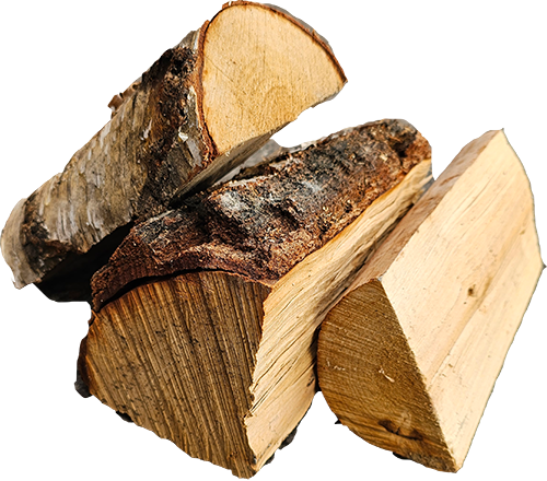 Kiln Dred Logs Pile