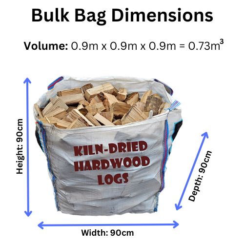 Kiln Dried Logs Bulk Bag Dimensions
